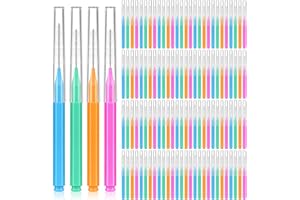 160 Pcs Interdental Brushes for Braces, 4 Size Soft and Bendable Braces Brush for Cleaning, Toothpick Dental Tooth Flossing H