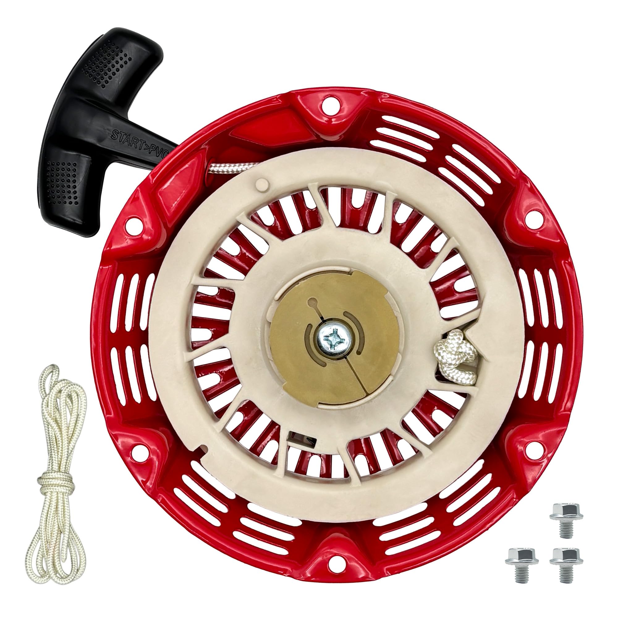 YGQ Recoil Starter Pull Start Assembly with Pull Rope Cord for Honda GX120 GX160 GX200 28400-ZH8-013ZA 28400-ZH8-013YA, Oregon 31-052