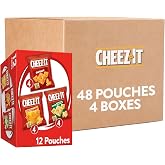 Cheez-It, Baked Snack Cheese Crackers, Variety Pack, Original, White Cheddar, Cheddar Jack, 12.1oz (4 Count)