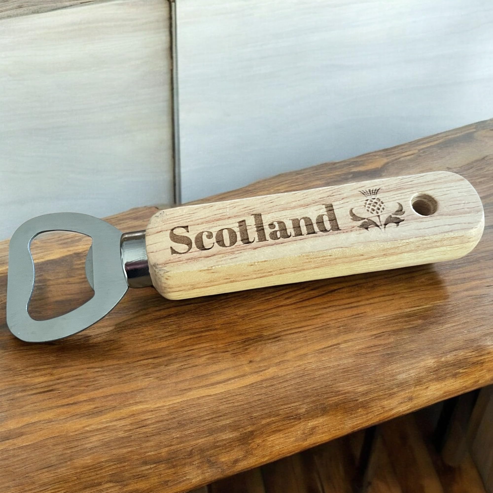 Scotland Bottle Opener – Wooden Design