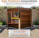 Gatemate 1490196 70mm Long Throw Gate Lock Double Locking 5 Keys view 3