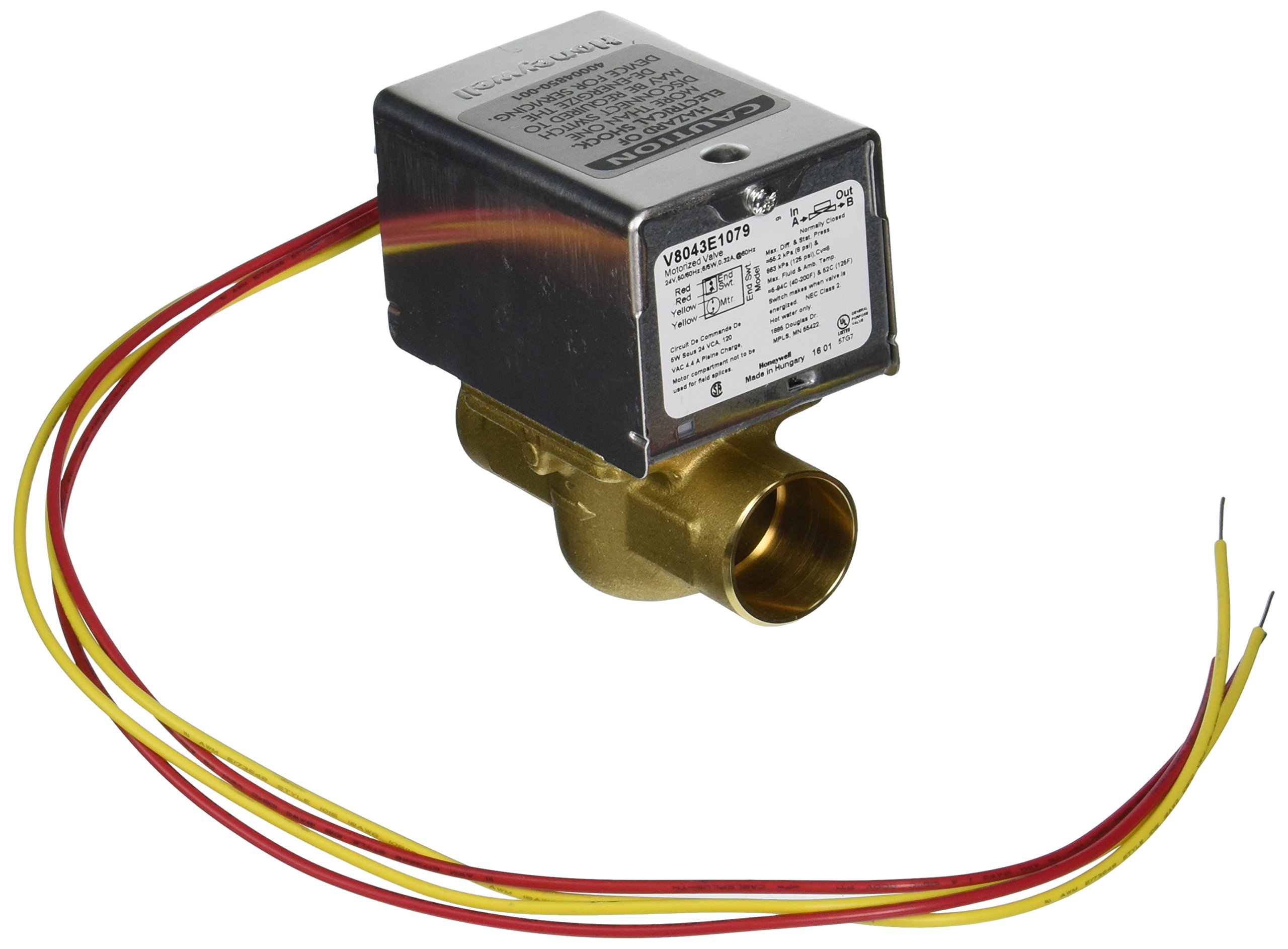Honeywell V8043E1079 Electric Zone Valve