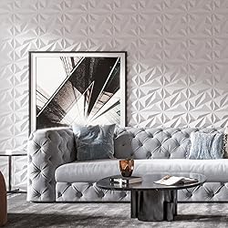 Art3dwallpanels 33 Pack 3D Wall Panel Diamond for