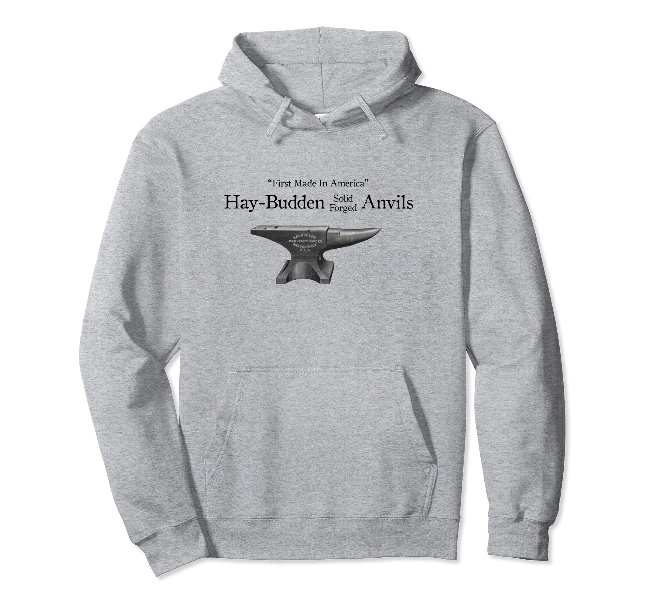 Vintage Hay-Budden Anvil Blacksmithing Ad Pullover Hoodie