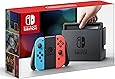Nintendo Switch with Neon Blue and Neon Red Joy-Con