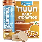 Nuun Immunity: Immune Support Hydration Supplement, Electrolytes, Antioxidants, Vitamin C, Zinc, Turmeric, Elderberry, Ginger
