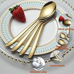 Kyraton Gold Dinner Spoons Set of 12