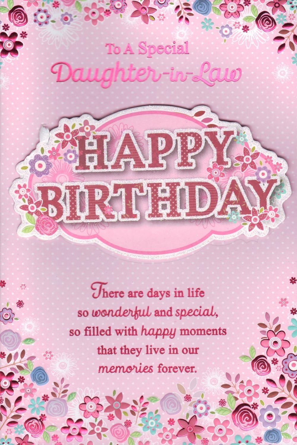 Nuora Biglietto Di Auguri Per Compleanno Per Una Speciale Nuora Amazon It Giardino E Giardinaggio