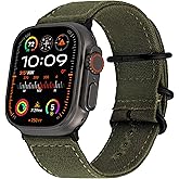 Carterjett Canvas Band | Compatible with Apple Watch Band - Durable, Woven Canvas iWatch Strap | Fits 49/46/45/44mm, Ultra, Series 10 & All Models