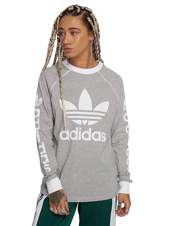 adidas Originals Damen Longsleeves Og grau 38