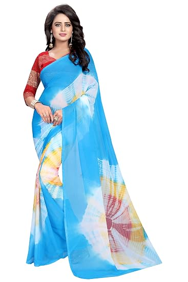 Winza Designer Chiffon with Blouse Piece Saree