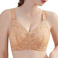 Baetty Women 32-44(B-DDD) Honeycomb Cotton Bra Wireless Seamless...