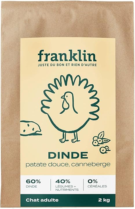 Franklin Grain Free Croquettes 100 Natural Hypoallergenic Turkey Sweet Potato Cranberry 2 Kg Amazon De Pet Supplies