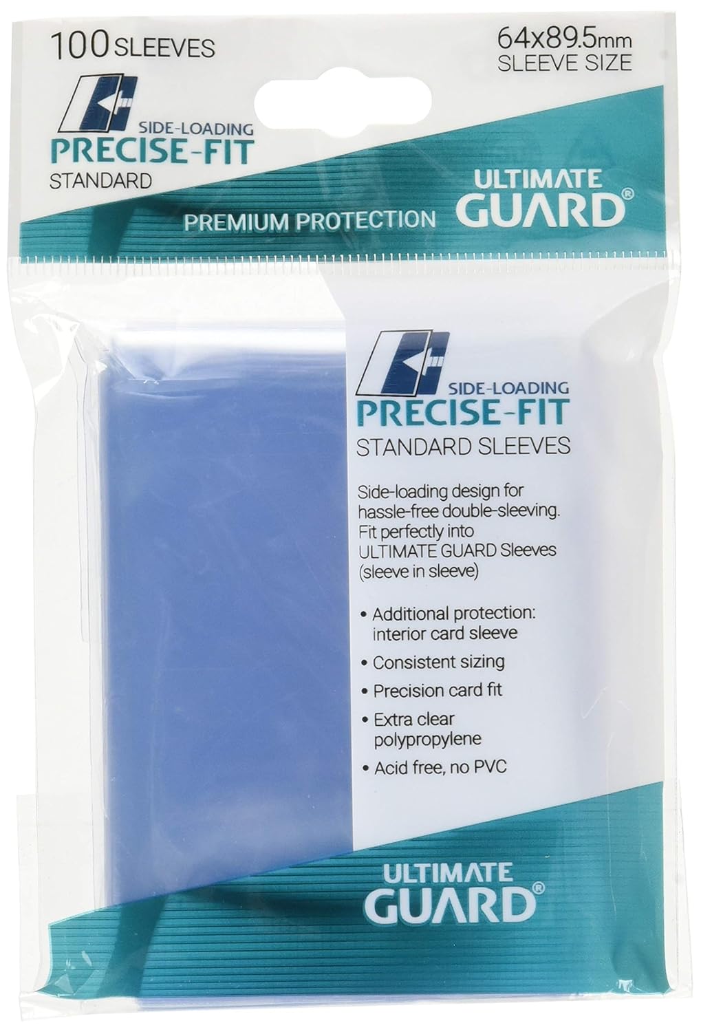 Ultimate Guard Precise Fit Sideload Sleeves 100 Pack Card Sleeves