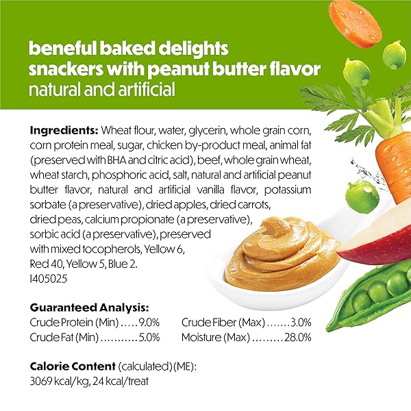 PURINA BENEFUL BAKED DELIGHTS SNACKERS DOG TREATS, 36 OZ