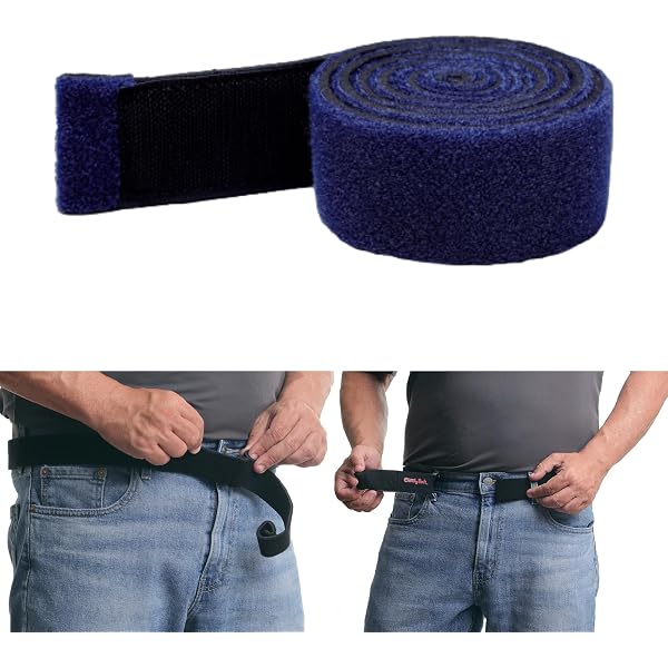 CURECOR ComfyBelt No Buckle Elastic Stretch Belts for Men 