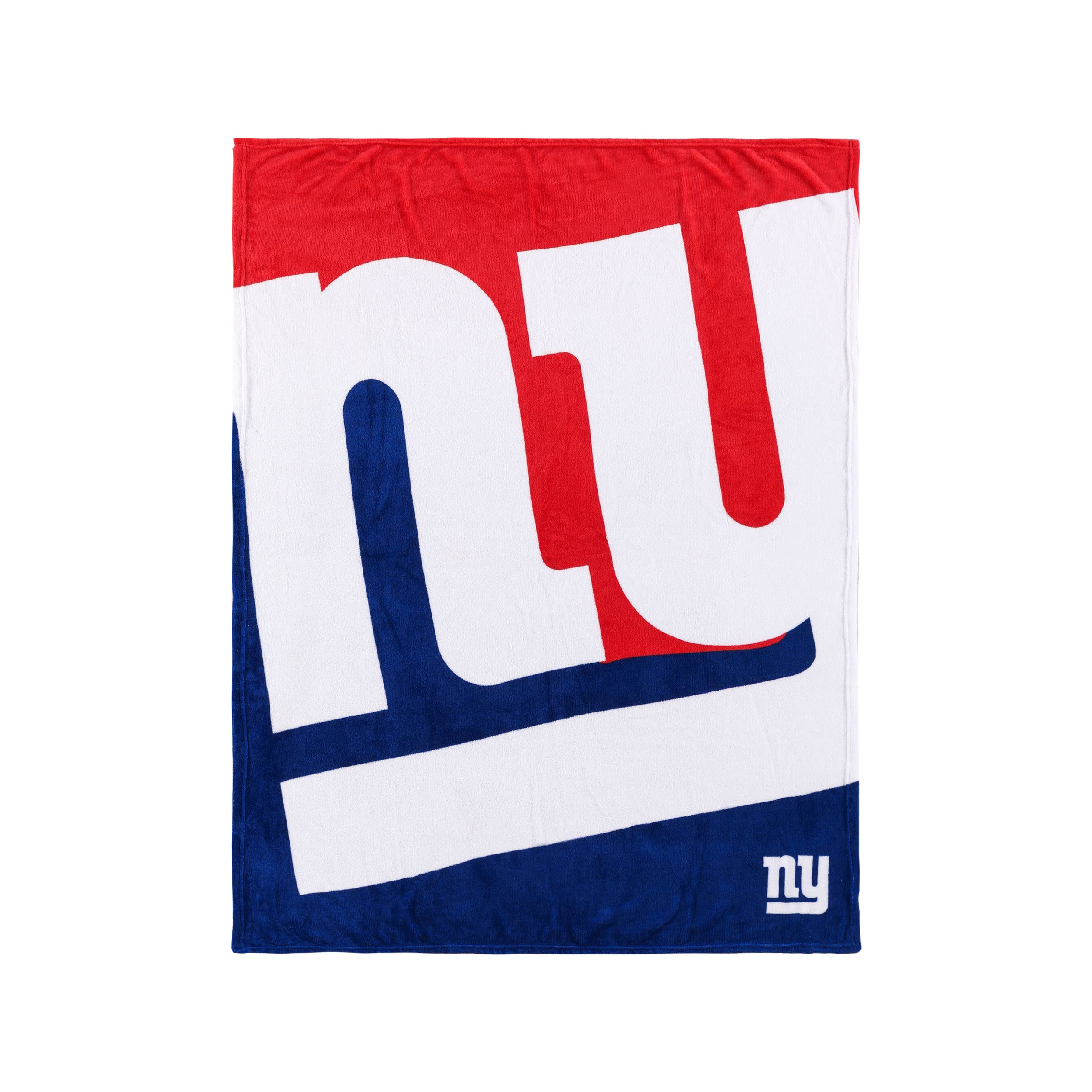 FOCO New York Giants NFL Supreme Slumber Plush Throw Blanket