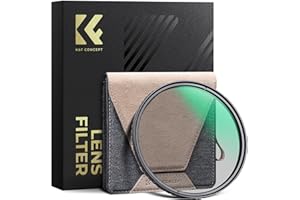 K&F CONCEPT Nano-X PRO 77mm CPL Filter, Ultra-Low Reflectance, HD AGC Optical Glass, Brass Frame, 36-Layer Nano Coating, Circ