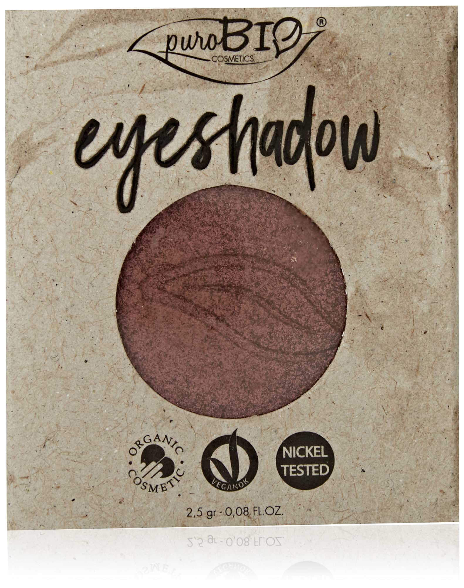 PUROBIO, Compact Eyeshadow Refill, No. 15 Duo Chrome Antique Pink/Dove Grey