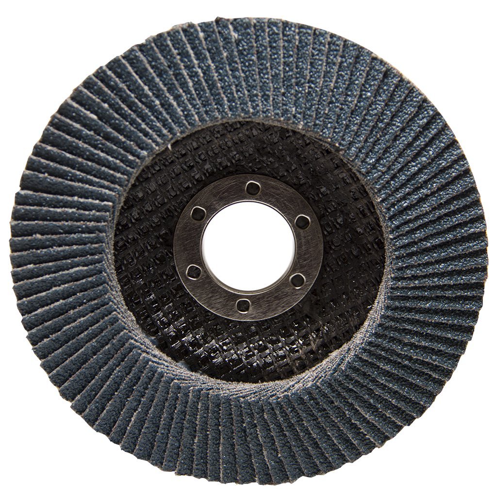 4.5" x 7/8" Premium High Density Jumbo Zirconia Type 29 Flap Disc 60 Grit - 10 Pack