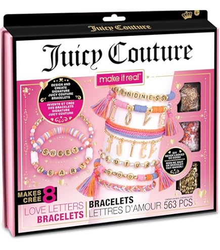 Amazon.com: Make It Real Juicy Couture: Chic Links - 211 pcs, DIY
