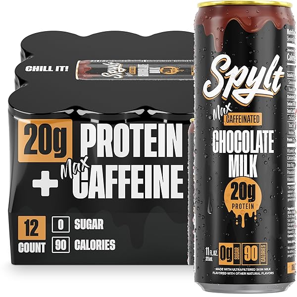 SPYLT HIGH PROTEIN MAX CHOCOLATE MILK WITH 140MG...
