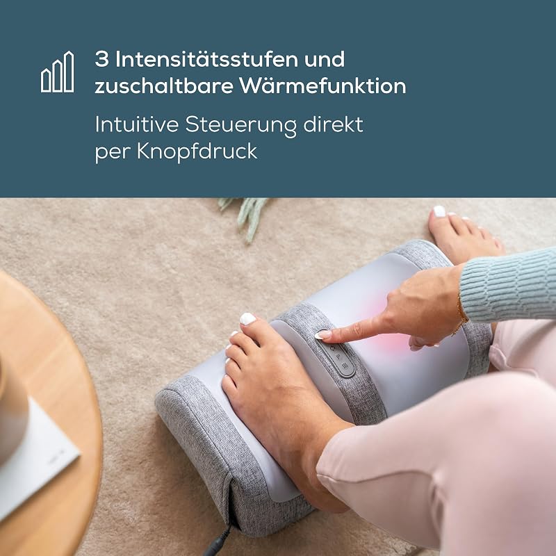 FM 42 Shiatsu Fuß- und Waden-Massagegerät mit Wärmefunktion