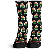 Function - 2020 Dumpster Fire Black Pattern Socks Mens Womens Unisex Tall Crew Pandemic Quarantine Trump Election Murder Hornets