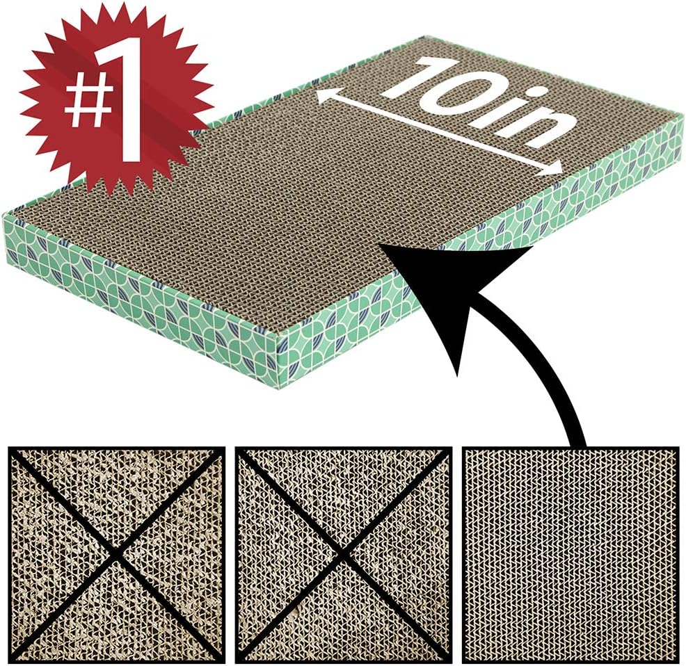 Kitty City XL Wide Corrugate Cat Scratchers 3 Pieces, Cat Scratching, Cat Scratch Pad : Pet Supplies