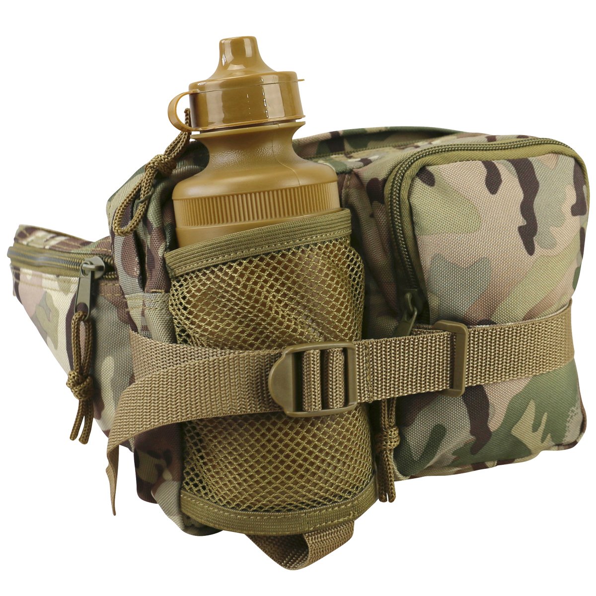 Kombat UK Waist Bag with Bottle, British Terrain Pattern