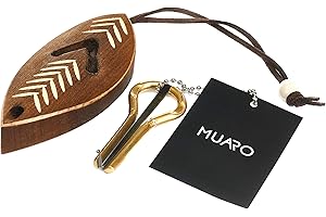 Jew's Harp by P.Potkin in a Dark Wooden Case (Mouth Musical Instrument)