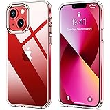 Vakoo Compatible with iPhone 13 Mini Case, Slim Thin Shockproof Bumper Cover Soft TPU Silicone Transparent Anti-Scratch Phone