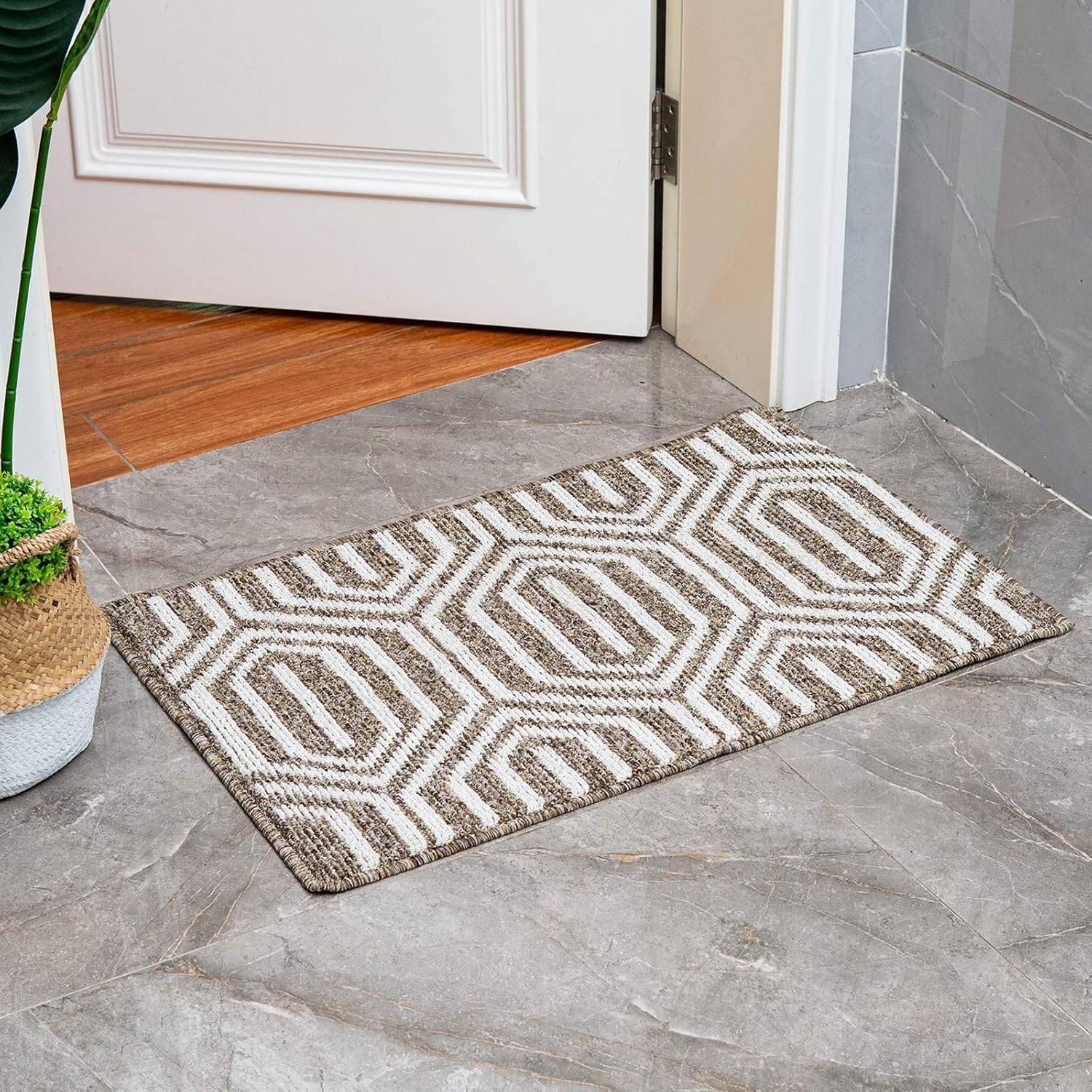 Indoor Door Mats for Entryway, Non-Slip 