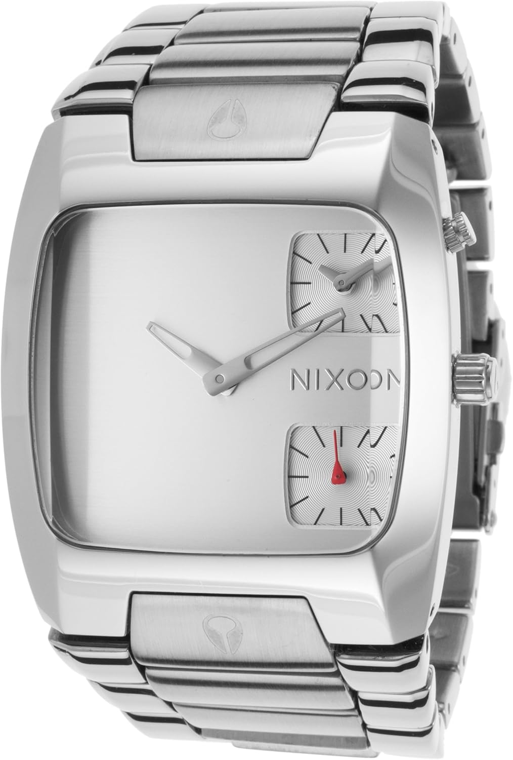 Nixon Banks Watch Men's Silver, One Size Nixon Relojes