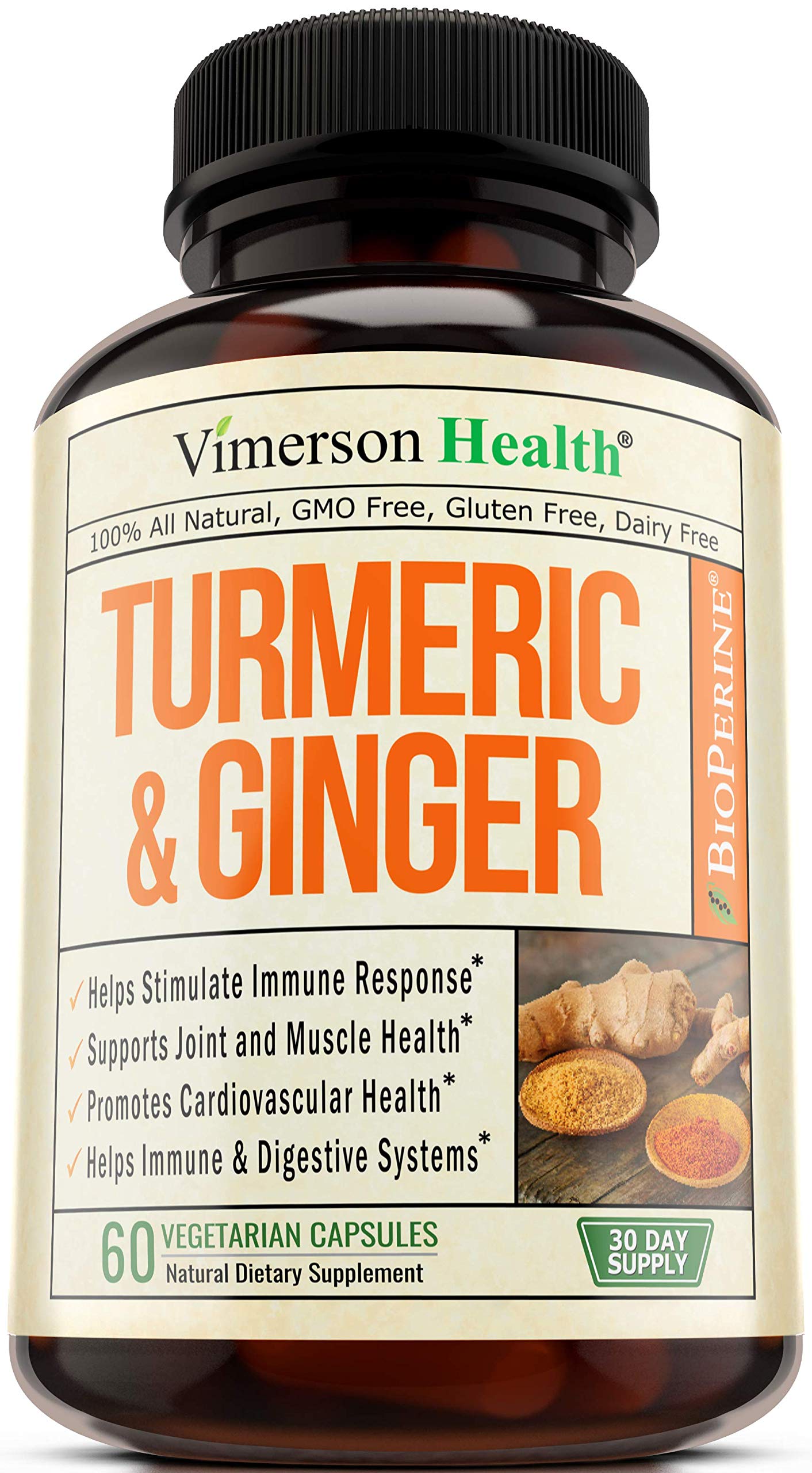Turmeric Curcumin with Ginger Bioperine Occasional Joint Pain Relief Supports  eBay