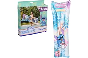 Swimways Stitch Suntanner Pool Float, Inflatable Pool Floats & Kids Pool Toys, Swimming Pool Accessories & Beach Essentials for Teens Aged 14 & Up