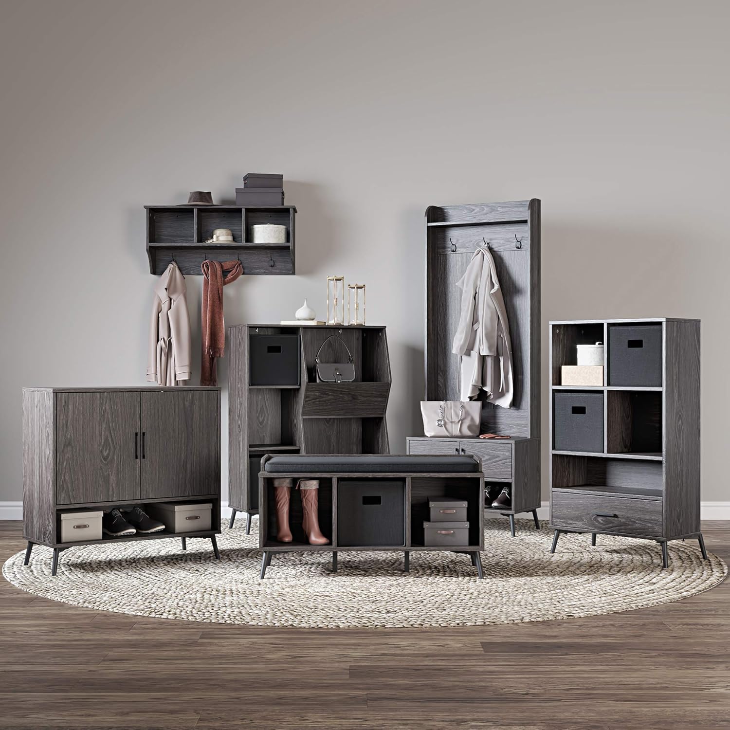 RiverRidge Home Storage Bench, Weathered: Kitchen & Dining