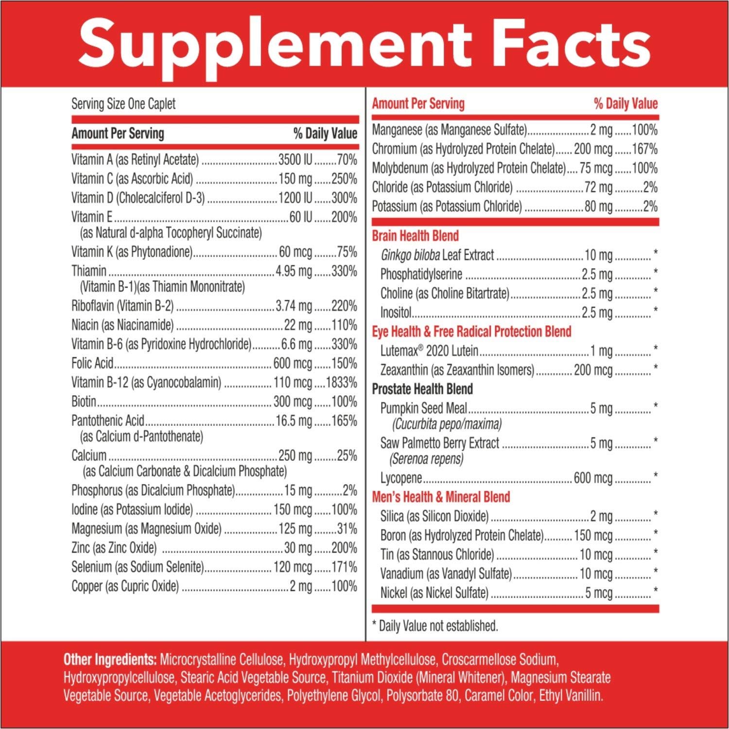 Mua GNC Mega Men 50 Plus One Daily Multivitamin for Men, 60 Count, Take