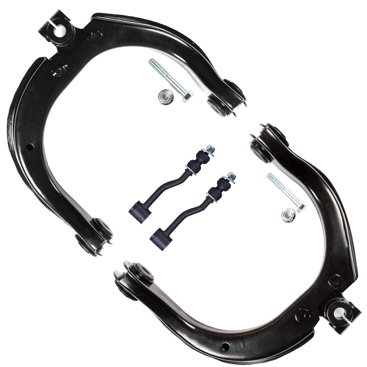 SCITOO 4pcs Suspension Kit 2 Front Upper Ball Joint 2 Upper Control Arm