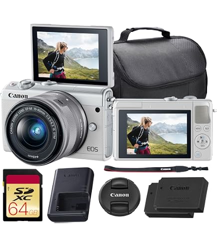 Amazon.com : Canon EOS M100 Mirrorless Camera w/ 15-45mm Lens - Wi