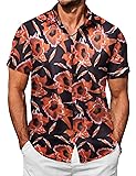 COOFANDY Men Funny Hawaiian Shirts Casual Summer