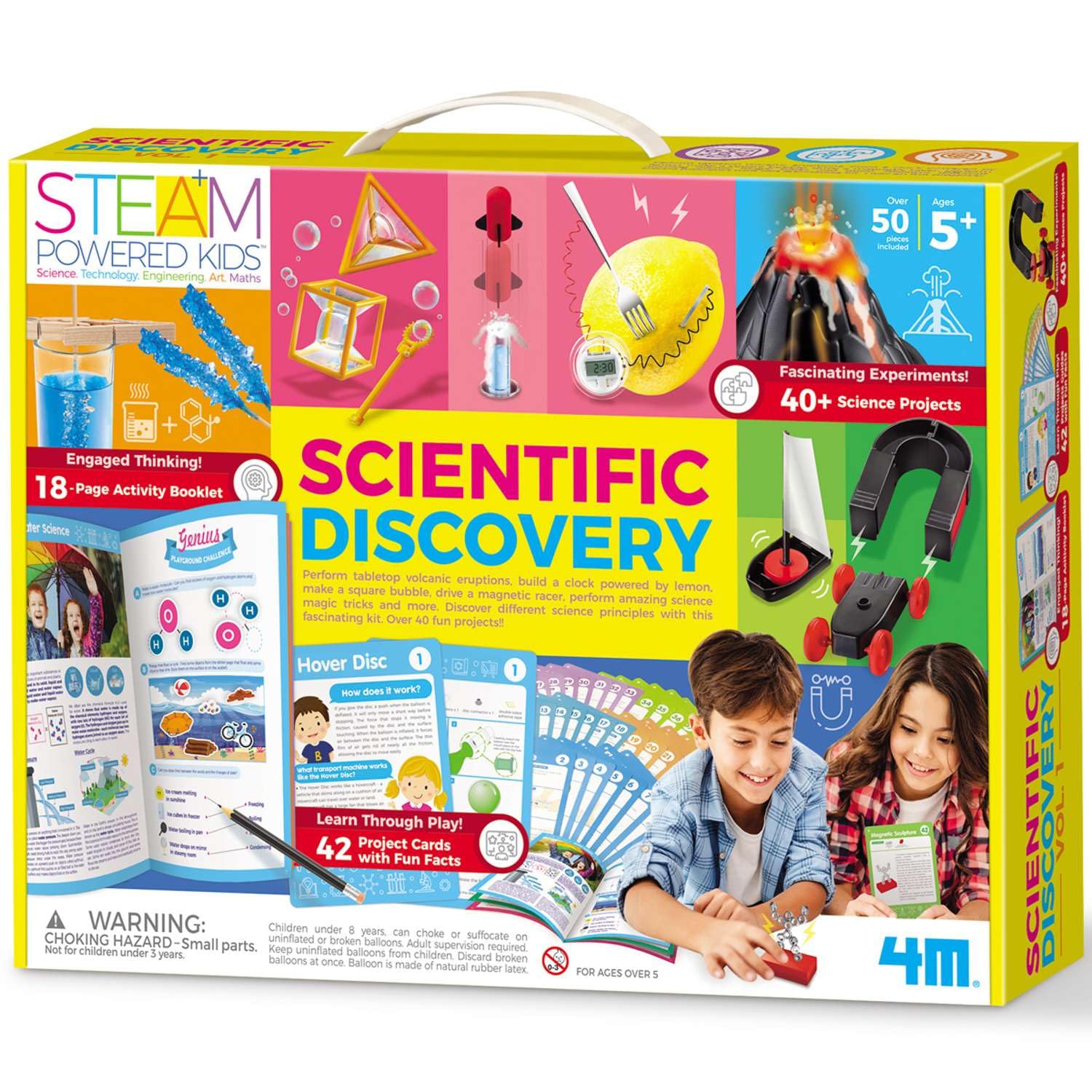 4M STEAM Powered Kids - Scientific Discovery, Bumper Pack of Science and Activity Kit for Children Ages 5+ — image 1