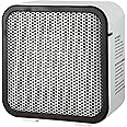 Amazon Basics Ceramic Space Heater, Mini Heater for Office Desk, 500 W, Portable Tent Heater for Camping (Indoor Use), With Tip-Over Protection, Lightweight (1.4 LBS), White, 5.9 x 3.2 x 6 inches