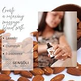 SENSOLI Sweet Almond Oil 100ml 100% Pure Carrier Oil Skin Hair Massage view 4