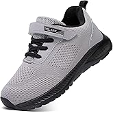 YOLARK Boys Girls Tennis Shoes Kids Lightweight Breathable Sneakers Non-Slip Running Sport Athletic