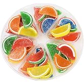 Sarah's Candy Factory Assorted Fruit Slice Candy Kosher Gift in Tray, 2 Lbs