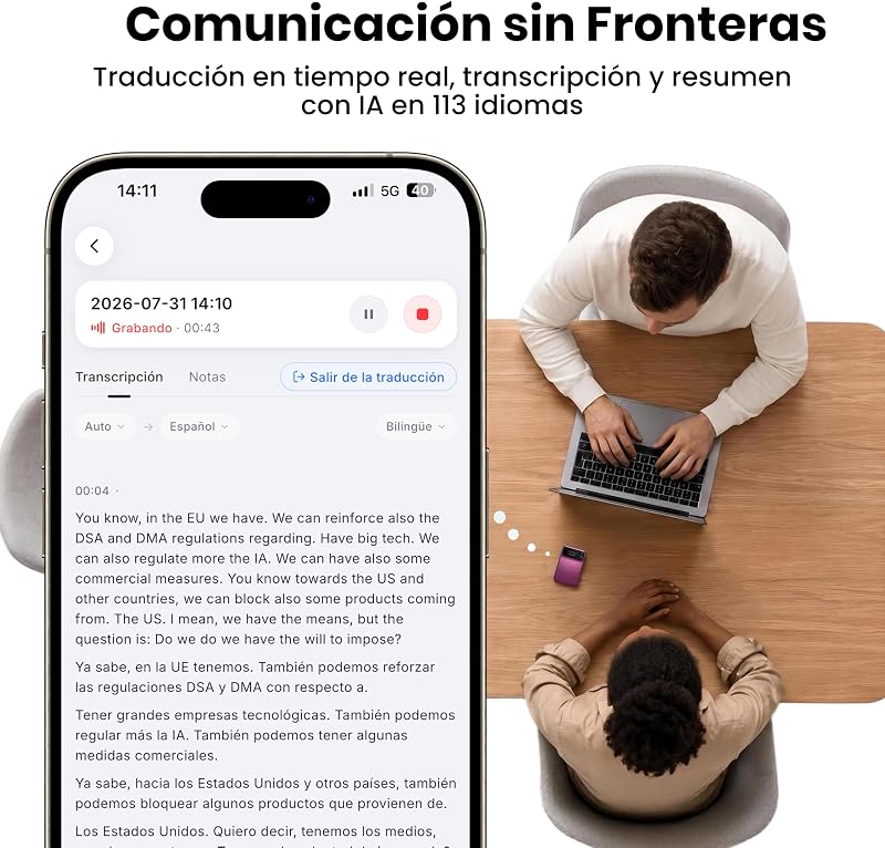 Action Pro Grabadora de Voz IA, Grabadora Profesional con Agente IA — foto 6 de 8