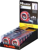Tajima H1630MW Class 1 Hi Lock Red Tape 3 m x 16 mm Measuring Tape view 2