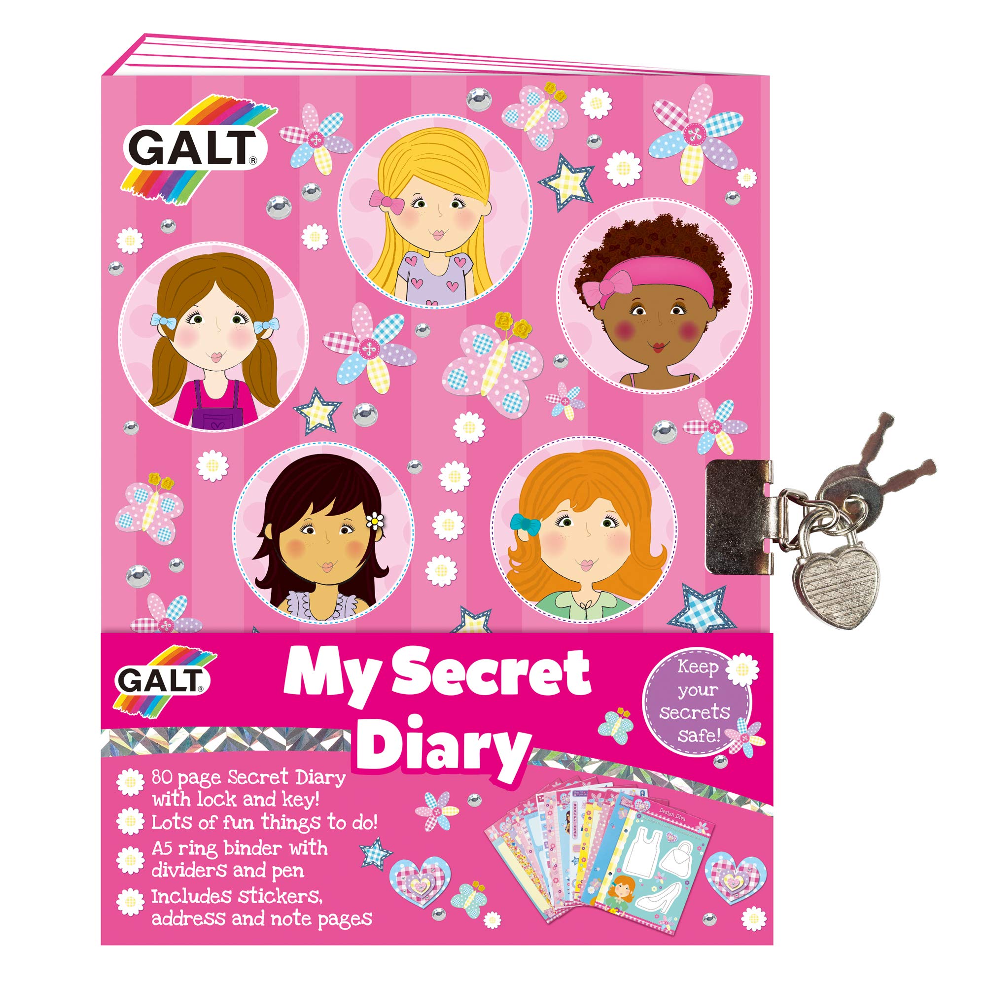 Galt Toys My Secret Diary, with Lock and Key