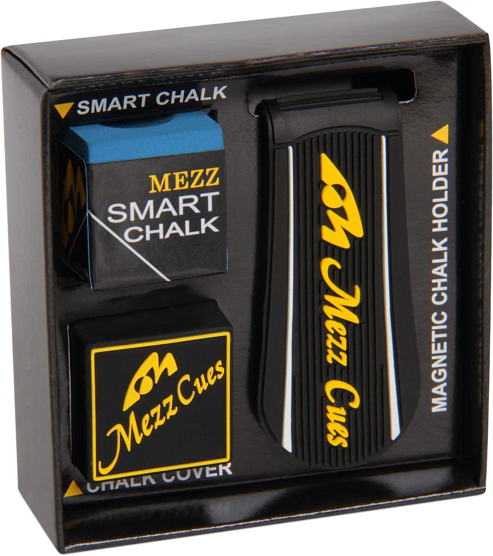 Mezz Smart Chalk Set Pool Cue Chalk + Chalk Holder + Chalk Cover